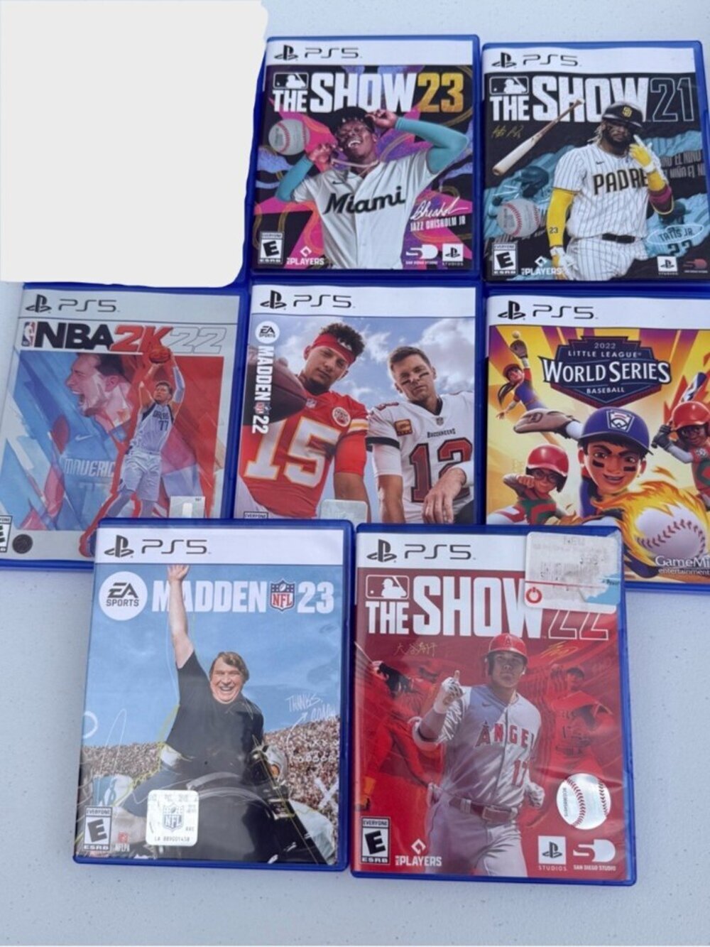 Sony Play Station 5, PS5 MLB, Madden, NBA Sports Game Bundle
